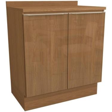 Imagem de Balcão Kappesberg T624/E607 2 Portas Com Tampo 88x80x52cm, CANELA BRIL