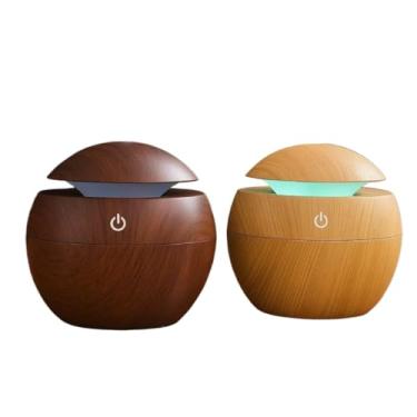 Imagem de Mini Difusor Ultrassônico Umidificador de Ar com LED para Óleo Essencial USB Aromatizador(Cor aleatória)