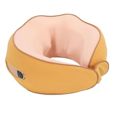 Imagem de Luocute Massageador Elétrico de Pescoço, Cabeças de Massagem 6D, Travesseiro Em Forma de U Com Aquecimento de Luz Vermelha, 2 Modos de Força para Alívio da Dor No Pescoço, Viagens,
