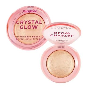 Imagem de Crystal glow iluminador baked solar flare hbm7007 rubyrose - RUBY ROSE