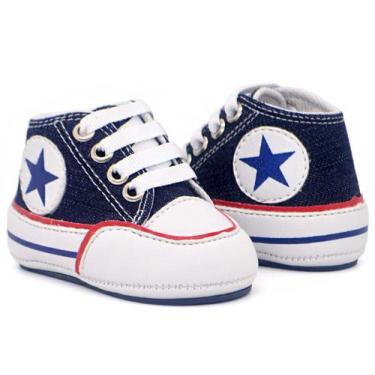 Imagem de Sapatinho Bebe Tenis Masculino Infantil Menino RN Manozinhos Baby Ref.