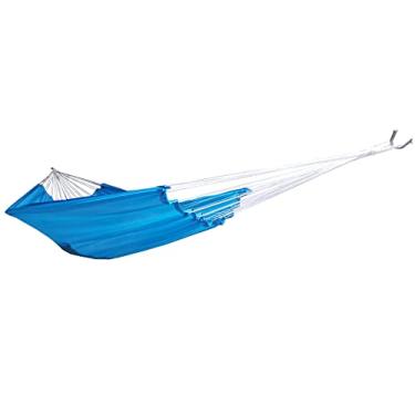 Imagem de Rede de dormir nylon Camping, Pesca, Selva, lazer (AZUL TURQUESA)
