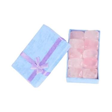 Imagem de Conjunto De Pedras Naturais Roladas 10 Peças 15-20mm Mistura De Rocha 