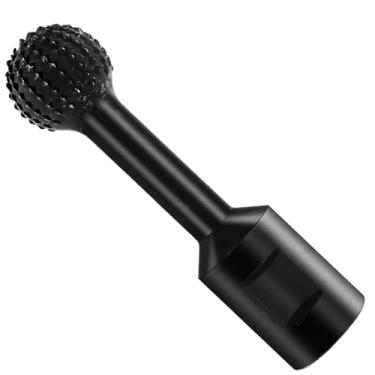 Imagem de MABCIRY Rebarbadora rotativa esférica com rosca 5/8-11, acessório de esmerilhadeira angular de goivagem de aço de alto carbono, ferramenta universal de polimento de madeira para esmerilhadeira angular