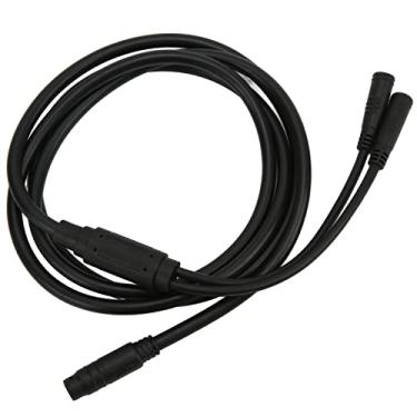 Imagem de Akozon Cabo de Extensão de Bicicleta Elétrica Conector de Motor Dividido de 1 a 2 Com Recurso à Prova d'água - Acessório de Bicicleta de 155 Cm para Acelerador, Controlador e Medidor