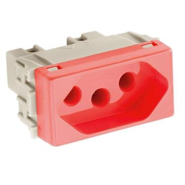 Imagem de Módulo Tomada Vermelho 20A - Tramontina Liz - 57115033