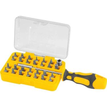 Imagem de Jogo de Bits/ponteiras com 29 Peças, Encaixe Sextavado 1/4", Vonder Os