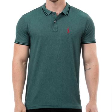 Imagem de Camiseta Masculina Polo John Pull Manga Curta Moda Casual