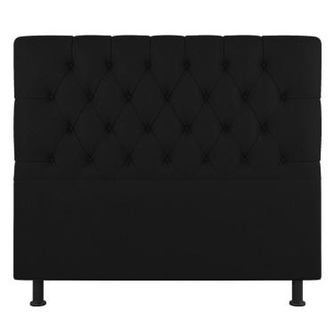 Imagem de Cabeceira Cama Box Casal Queen Size Nice 160cm Sintético Preto - Abmaza