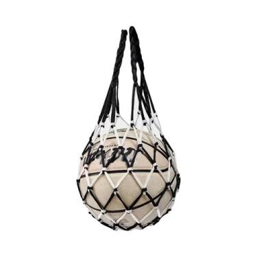 Imagem de Bolsa De Armazenamento De Rede De Nylon Durável Para Basquete, Tecido 