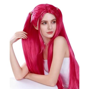 Imagem de Peruca de Fantasia Anime Rumi e Mira Look de Cosplay de K-Pop