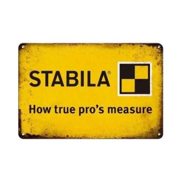 Imagem de Placa De Metal Retrô Vintage Da Marca Stihl Para Decoração De Parede E