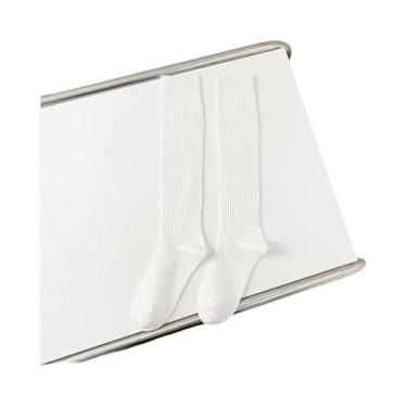 Imagem de Meias Femininas De Algodão Confortáveis E Casuais, Estilo Preppy, Cor 