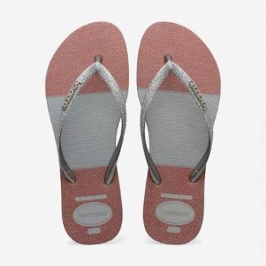 Imagem de Chinelo Havaianas Slim Glitter Glam-Feminino