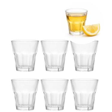 Imagem de 6 Copos de Shot de Vidro 50ml Ideal para Bar Restaurante - Wolf