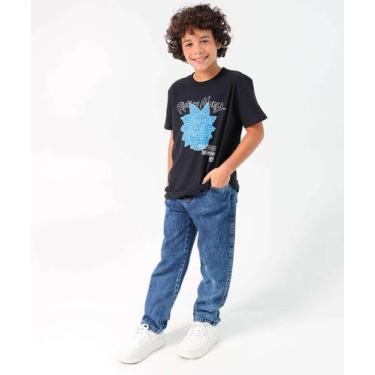 Imagem de Calça Juvenil Jeans Baggy Street Bolsos Tam 10 a 16 Az-99059 - AKIYOSH