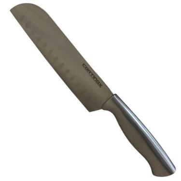 Imagem de Cutelo 31cm em Aço Inox Profissional Shine Cortes Precisos - THIKA