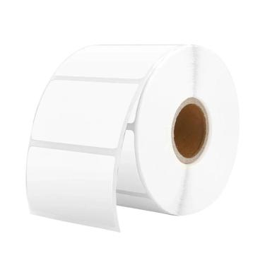 Imagem de Etiqueta Térmica Adesiva Retangular MUNBYN 2,25” x 1,25”, 1000 Unidades, Branca - ITLP-SO-WHITE
