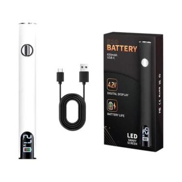 Imagem de Bateria De 650mAh Com Rosca 510, Carregador USB Para Ferramentas Elétr