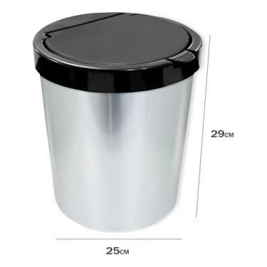 Imagem de Lixeira Arqplast tampa click label redondo 10L - Congratulations Store