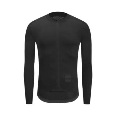 Imagem de Camisa De Ciclismo Masculina De Manga Longa Respirável Para Bicicleta 