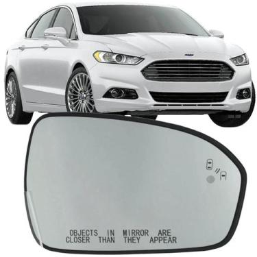 Imagem de Lente do Espelho Retrovisor Fusion de 2013 à 2016 Com Ponto Cego - Dir