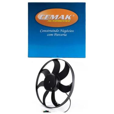 Imagem de Eletroventilador ventoinha vw gol saveiro voyage g5 g6 com ar - CEMAK