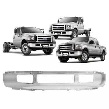 Imagem de Parachoque Dianteiro Cromado para Ford F250, F350 e F4000 (2006 a 2015