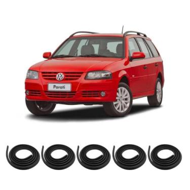 Imagem de Kit Borracha Vedação Das 4 Portas + Borracha do Porta Mala Parati 1996