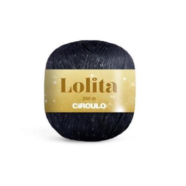 Imagem de FIO LOLITA COR 8990 PRETO 250 METROS 100G CÍRCULO - Ideal para Crochê 