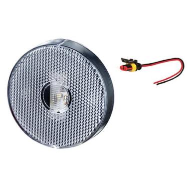 Imagem de LANTERNA LED IVA LATERAL C/ PARAFUSO C/ CONECTOR 85MM CRISTAL - L31100
