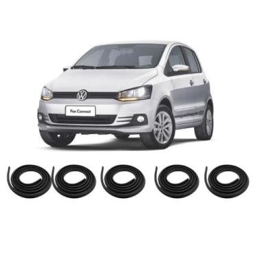 Imagem de Kit Borracha Vedação Das 4 Portas + Borracha Do Porta Mala Fox 2003 A 