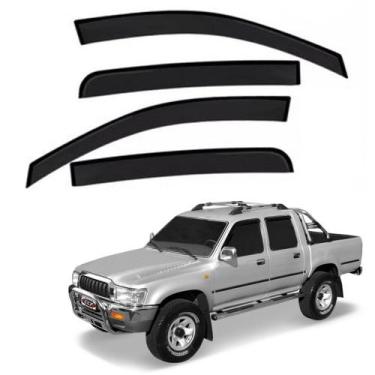 Imagem de Calha De Chuva Hilux 2000 2001 2002 2003 2004 Cabine Dupla - PRESCALHA