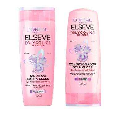 Imagem de Shampoo + Condicionador Elseve Glycolic Gloss 400ml