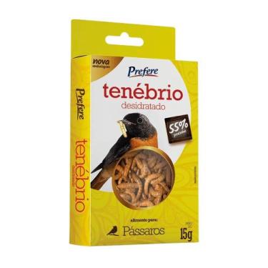 Imagem de Alimento Prefere Tenébrio Desidratado para Pássaros 15g