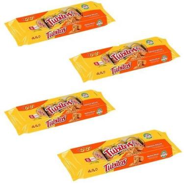 Imagem de Paçoca de Rolha Embalada Kit com 4 Unidades de 100g - Tubitos