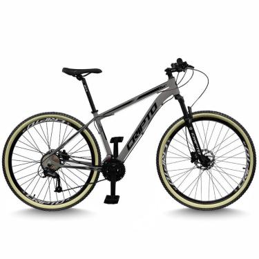 Imagem de Bicicleta Aro 29 Cripto 24 Marchas Freios Disco e Suspensão Pneu Bege-Unissex