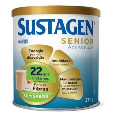 Imagem de Complemento Alimentar Senior 50+ Sem Sabor 370g Sustagen Sabor:Sem sab