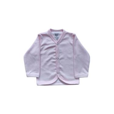 Imagem de Casaco Bebê Liso Rosa - Doctor Baby, P
