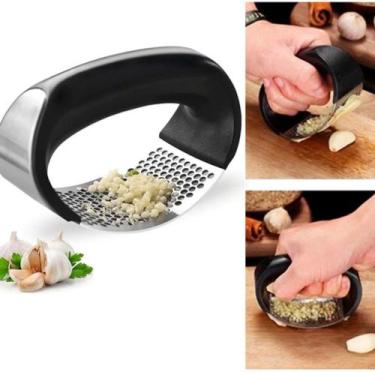 Imagem de Espremedor amassador de alho manual - Garlic press
