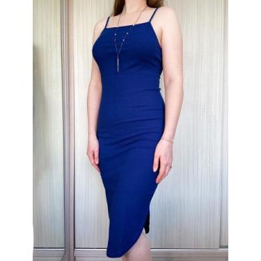 Imagem de Vestido Canelado Abaloado Alças - Medieval - Linha Leve, M