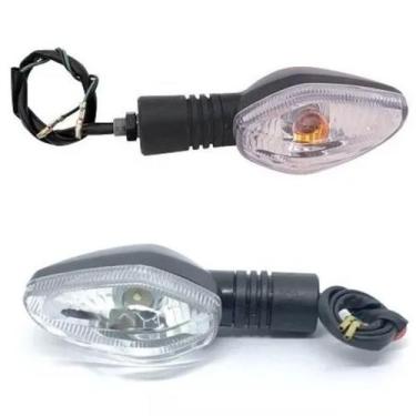 Imagem de Par Pisca Seta Dianteiro Traseira da Moto 150/160 Cg Titan Fan Cbx,cb 