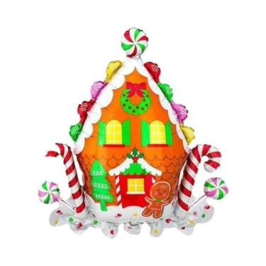 Imagem de Decoração De Árvore De Natal Grande Com Papai Noel, Pinguim, Cervo E B