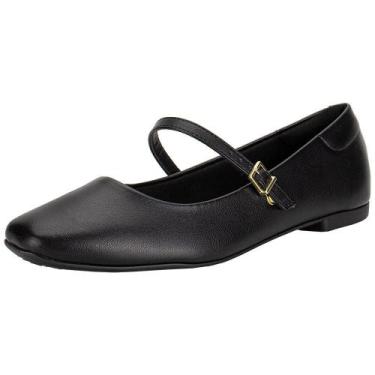 Imagem de Sapatilha feminina flat beira rio 4267211, Preto, 37