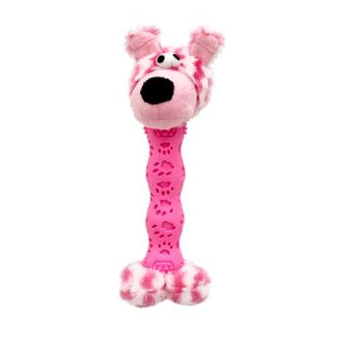 Imagem de Brinquedo Pelúcia Apito Cachorro Rosa Hercules