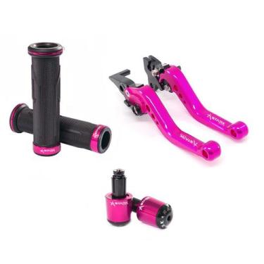 Imagem de Manete Manopla Esportivo Yamaha Ybr Factor 125 150 Lona - NoBrand, Pin
