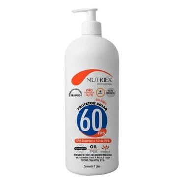 Imagem de Protetor Bloqueador Solar Fps 60 Bombona Com 1 Litro Nutriex - Congrat