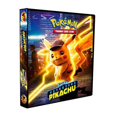 Imagem de Álbum Pokémon Pasta tipo Fichário para Cards - DETETIVE PIKACHU (Modelo 2) + 10 folhas plásticas de 9 bolsos YES