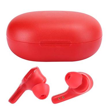 Imagem de Fone de ouvido Bluetooth sem fio portátil sem fio Bluetooth PT05 Mini estéreo fone de ouvido Fone de ouvido Tipo-C Carga Bluetooth (vermelho)
