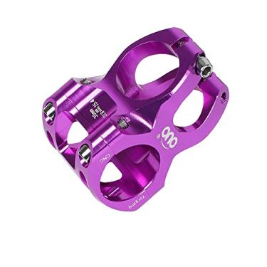 Imagem de Hastes de guidão de bicicleta 35 mm de liga de alumínio CNC ultra leve oco para a maioria das bicicletas, bicicletas de estrada, MTB, BMX, Fixie Gear, ciclismo (roxo)